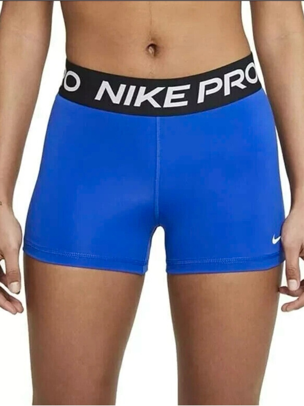 Nike Women's Pro 365 3” Shorts in Royal Blue Size SM NWOT